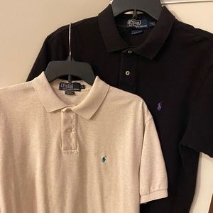 Pair of Polo Ralph Lauren Shirts. Size L